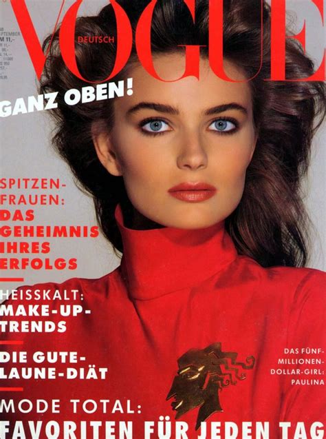 Top Models Of The World Paulina Porizkova Covers 1980s Paulina
