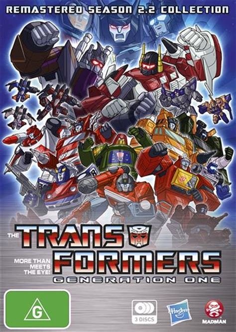 Transformers Generation 1 Season 2 Part 2 Remastered Anime Dvd