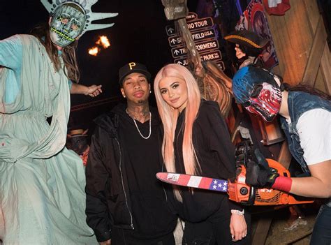 Kylie Jenner And Tyga From Stars Celebrate Halloween 2016 E News