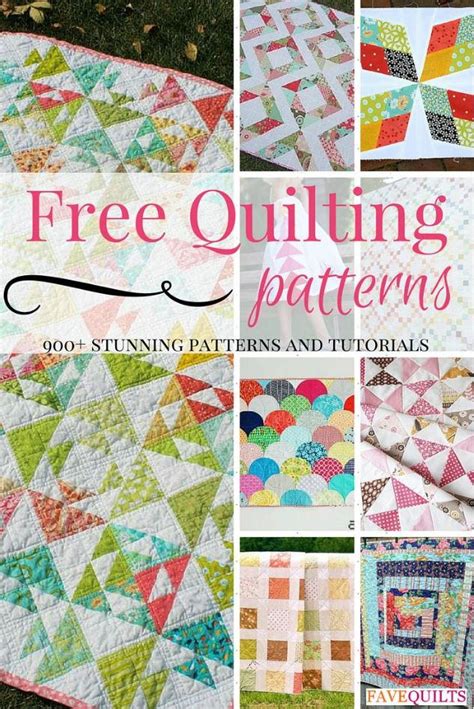 900 Free Quilting Patterns
