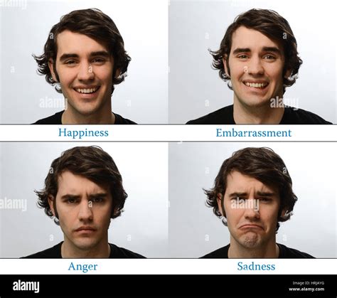 Different Facial Expressions Stock Photo Alamy