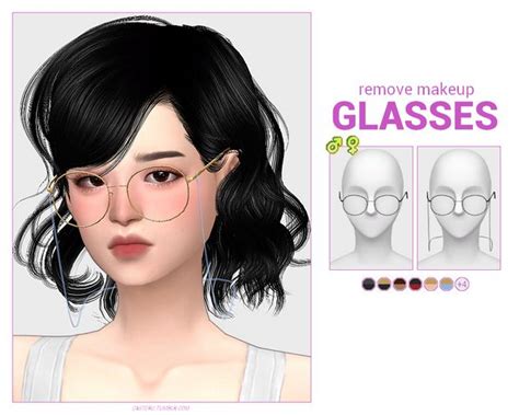 Remove Makeup Glasses Casteru On Patreon Sims 4 Cc Maxis Match