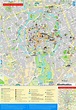 Touristischer stadtplan von Braunschweig