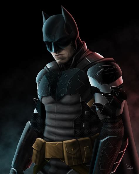 Artstation The Batman Custom Suit Concept Design