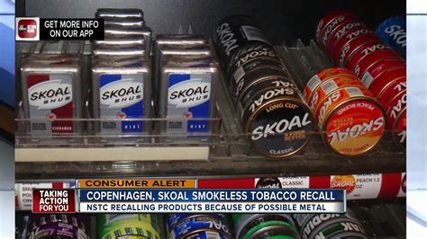 Maker Of Skoal And Copenhagen Recalls Smokeless Tobacco Over Sharp
