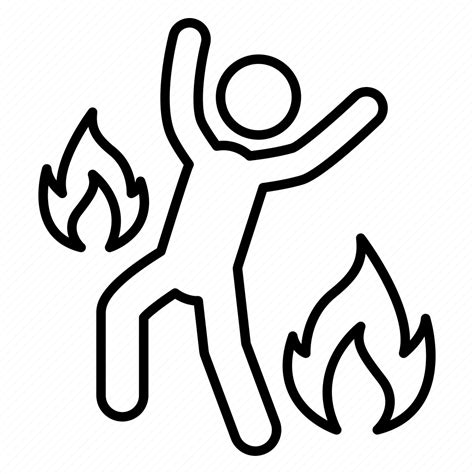 Accident Burning Fire Icon Download On Iconfinder