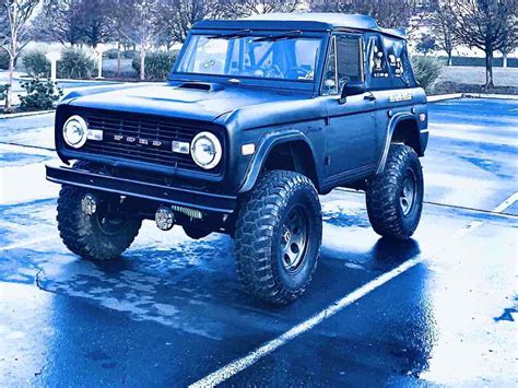 1974 Ford Bronco Black 4wd Automatic Classic Ford Bronco 1974 For Sale