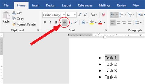 How To Strikethrough In Word For Windows And Mac Software Accountant