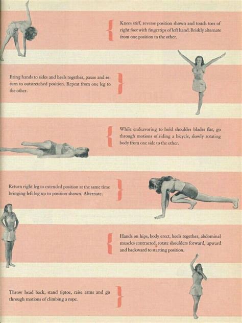 Quick And Fun Vintage Workout Board Just Like Every Other Workout But