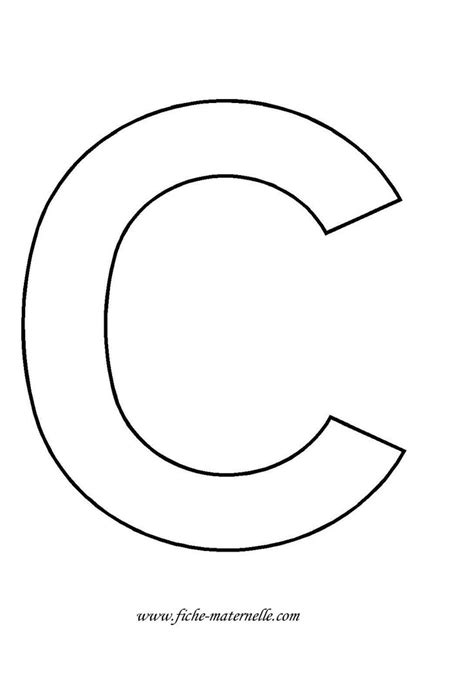 The Letter C Is Made Up Of Lines