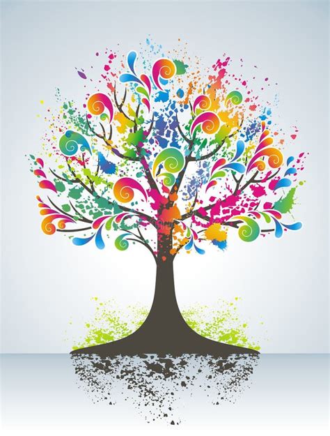 Abstract Colorful Tree Stock Vector Illustration Of Image 15286753