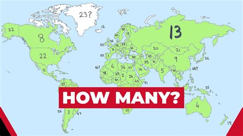How Many Countries Are There In The World Youtube