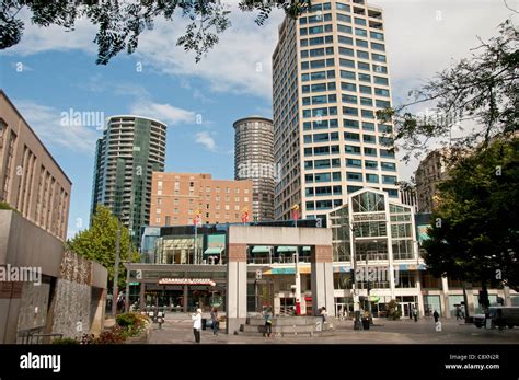 Starbucks Coffee Seattle Westlake Center Shopping Mall Office Tower