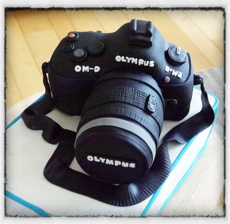 Olympus Om D Cake Camera Cake For My Hubbys Birthday Arilena Flickr