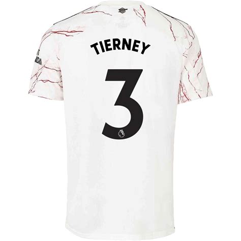 202021 Kids Adidas Kieran Tierney Arsenal Away Jersey Soccerpro