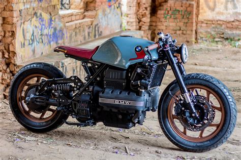 A Brazilian Bmw K100 Cafe Racer With A Cvt Transmission For Disabled Riders