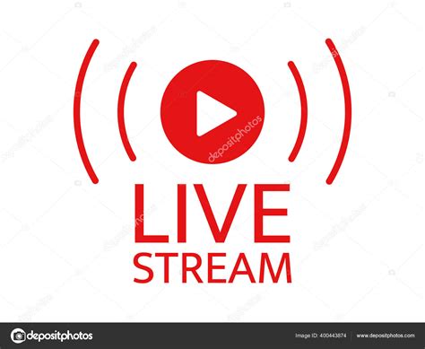 Live Stream Icon Live Streaming Video News Symbol Transparent