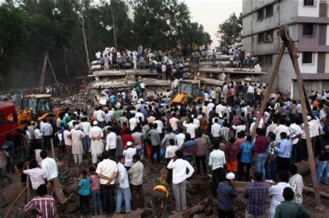 India Building Collapse Death Toll Reaches 72 Builders Arrested