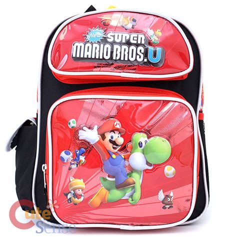 Nintendo Super Mario U School Backpack 12 Small Medium Bag Yoshi