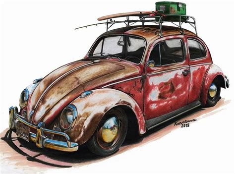 Vw Beetle Herbie Desenhos De Carros Fusca Volkswagen Vw Sedan Porn