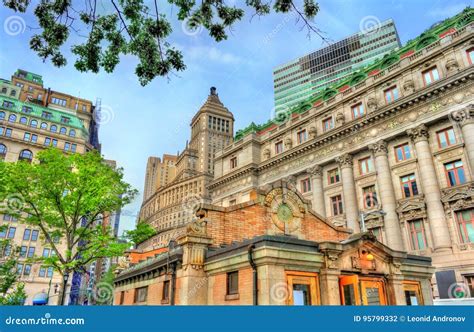 Historic Buildings In Manhattan New York City Stock Photo Image Of