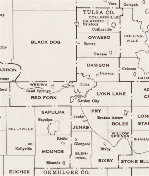 1946 Tulsa County Precincts Batesline