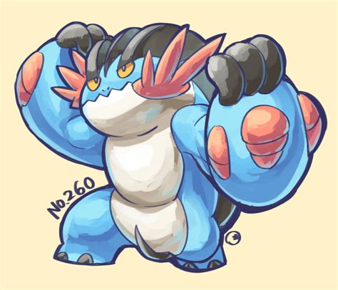 Mega Swampert By Tamaume On Deviantart