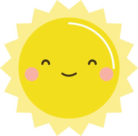 Download Free Kawaii Sun Clip Art Kawaii Sun Clipart Png Image