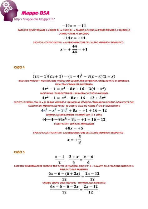 Problemi risolubili con equazioni numeriche intere di primo grado. RISOLVERE UN'EQUAZIONE DI PRIMO GRADO E LE SOLUZIONI POSSIBILI