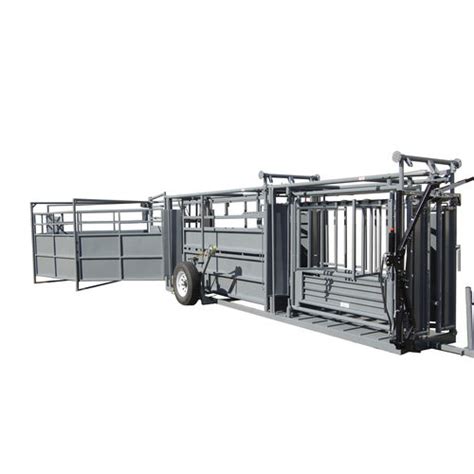 Cattle Squeeze Chute Pearson Livestocke Equipement Mobile With