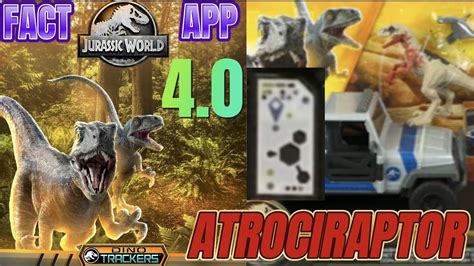 Jurassic World Dinotrackers 2023 Facts App Scan Codes New Mattel Toy All Dinosaurs Atrociraptor