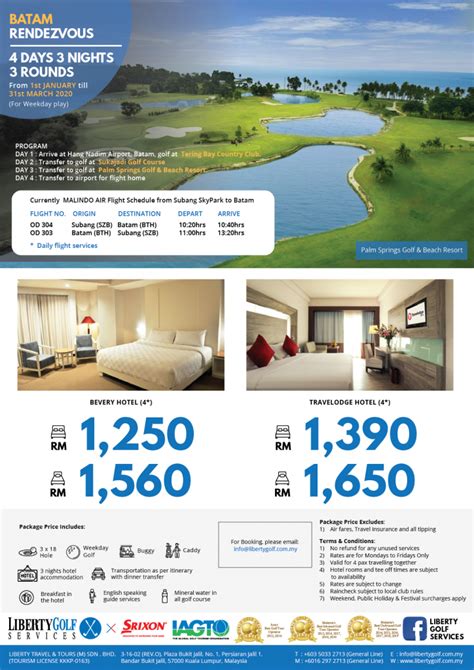 Please email to sales@bernama.com for full details about this news. Batam - Liberty Golf Services
