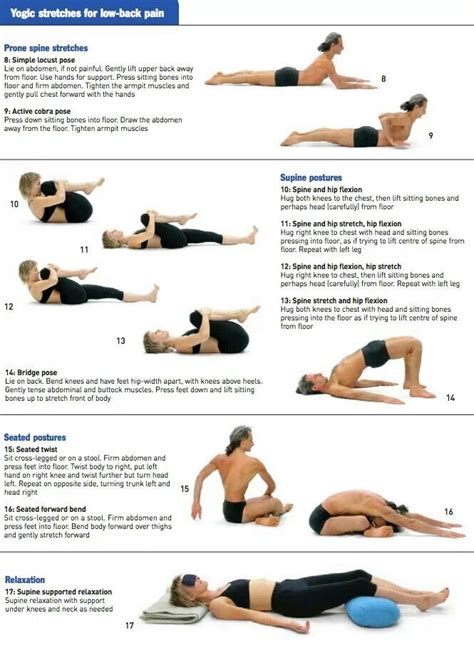 Lower back pain can stop you in your tracks. Yoga Stretches for Low Back Pain | fitness/motivation ...