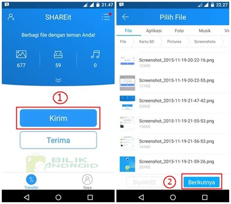 Cara Mengirim File Dengan Cepat Menggunakan Aplikasi Shareit Bilik My