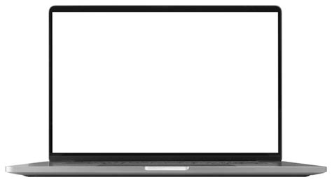Premium Photo Laptop With Blank Screen Isolated On White Background