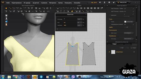 Создание одежды для The Sims 4 Marvelous Designer инструмент утюг