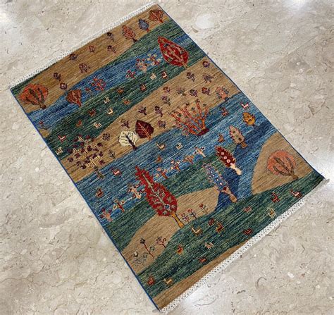 29x310 Rug 80x120 Cm Carpet Afghan Hand Knotted Rug Kids Etsy