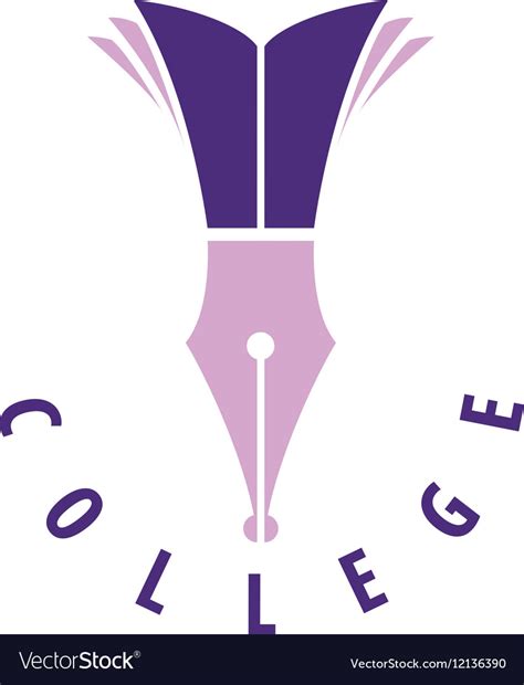 Logo College Royalty Free Vector Image Vectorstock
