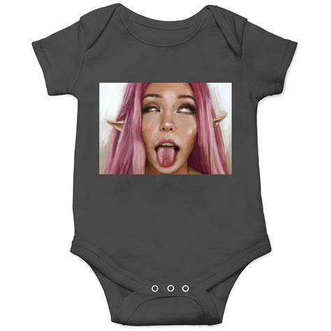 Belle Delphine Artwork With Her Tongue T Shirt Shirt T Ts Belle Delphine Artwork Wi