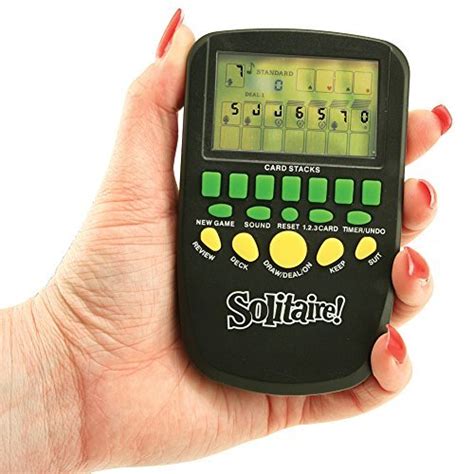 Sunline Solitaire Handheld Electronic Arcade Game With Batteries