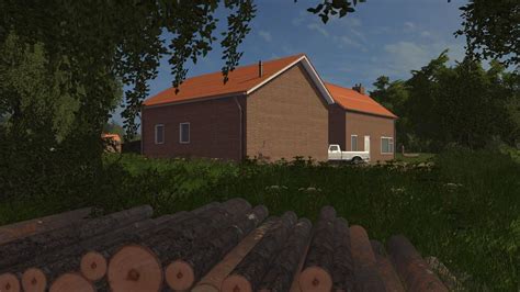 House With Garage Prefab V1000 Fs17 Farming Simulator 17 Mod