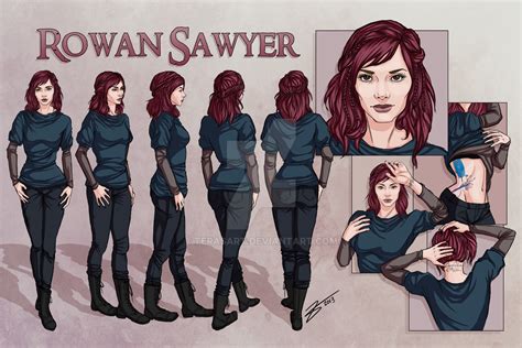 Rowan Sawyer Character Reference Sheet By Terasart On Deviantart