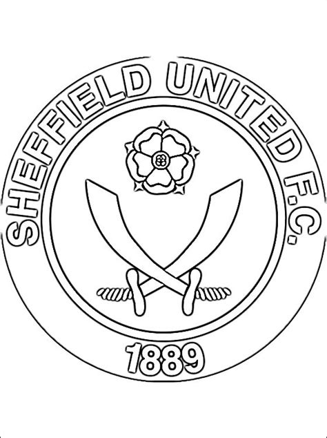 Sheffield united football club, sheffield united f.c. Kleurplaten Sheffield United FC logo | Gratis kleurplaten