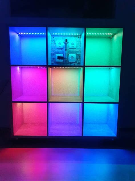 Led Lighting For Ikea Kallax Cube Shelf Step Shelf Sideboards Etsy Canada