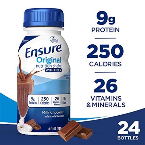 Ensure Original Nutrition Shake With Fiber 9g High Quality Protein Meal Replacement Shakes