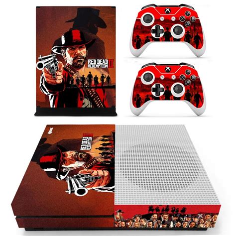 Red Dead Skin Stickers For Xbox One Slim Console Controllers For Xbox