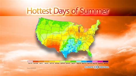 Hottest Days Of Summer Climate Central