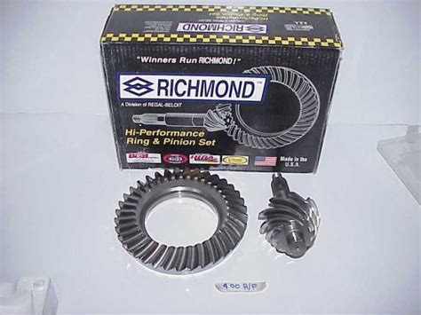 Sell Richmond 9 Ford 400 Polished Ring And Pinion From A Championship