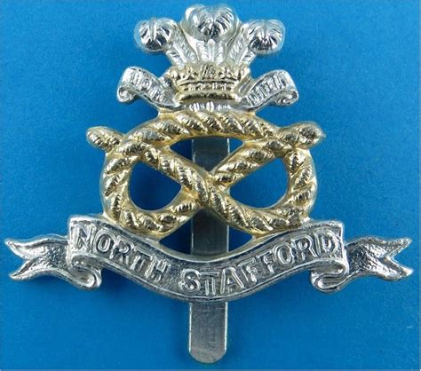 North Staffordshire Regiment The Prince Of Waless Staybrite Army Ca