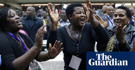Zimbabwe Protests Prayers And Political Drama In Pictures World News The Guardian